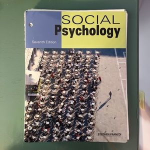 Social Psychology Seventh Edition by Stephen Franzoi